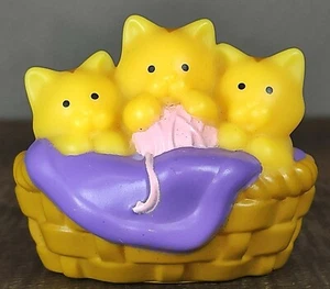 Fisher Price Cat 3 Cats In A Basket 2" Wide - Picture 1 of 6