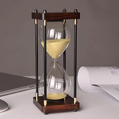 Premium Large Hourglass Sand Timer 60 Minutes Sandglass Clock Sandglass Timer