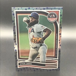 AIVEN CABRAL 2024 Panini USA Baseball Blue Stars & Stripes Holo Stars CTC - Picture 1 of 2