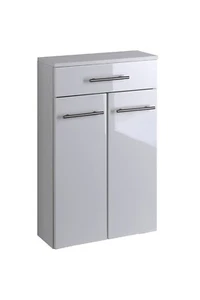 Bad Unterschrank Parma in hochglanz weiß 50 cm breit - Bild 1 von 5