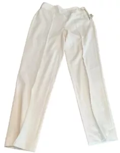 NUEVO CON ETIQUETAS PETITE IVORY Pantalones de Vestir DISEÑADOR TALBOTS COLECCIÓN 4P - Imagen 1 de 6