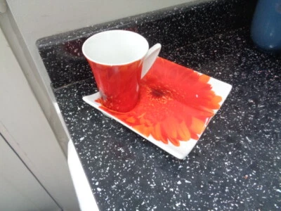 PARTYLITE ESPRESSO CUP AND SAUCER - Image 1 of 3