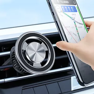 Universal Car Air Vent Phone Mount - 360° Rotating Strong Magnetic Holder - Picture 1 of 9