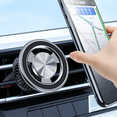 Universal Car Air Vent Phone Mount - 360° Rotating Strong Magnetic Holder - Image 1 of 4