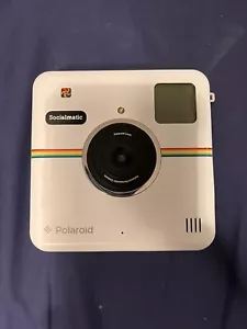 POLAROID - SOCIALMATIC Instant Digital Camera WHITE *AS IS* SOLD FOR PARTS - Picture 1 of 3