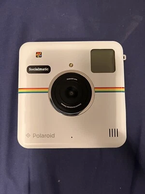 POLAROID - SOCIALMATIC Instant Digital Camera WHITE *AS IS* SOLD FOR PARTS - Image 1 of 3