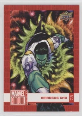 2020-21 Upper Deck Marvel Annual Fractal Amadeus Cho #73 - Image 1 of 2