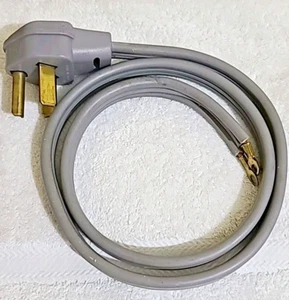 Cavo Alimentazione Asciugatrice Elettrica 4', 30 Ampere, Filo 3 Poli 10 AWG, 125/250V - Foto 1 di 5