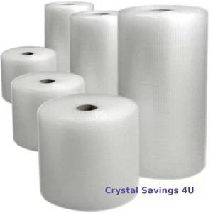 Kleine Luftpolsterfolie Kissen Verpackungsrollen 300 mm 375 400 500 600 750 x 100 m 4HE - Bild 1 von 2