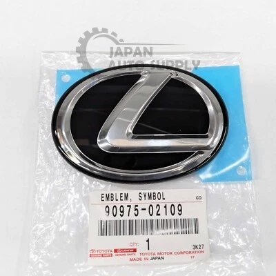 OEM GENUINE LEXUS 21-24 ES350 IS300 IS350 RC350 REAR DECK LID EMBLEM 90975-02109 - Image 1 of 3