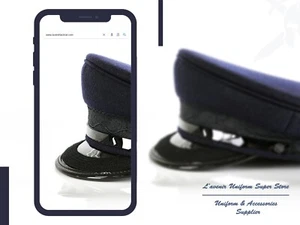 Sombrero Real Fuerza de Policía de Hong Kong - Rango de Inspector Jefe - Imagen 1 de 3