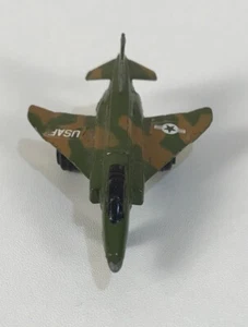 Vintage Tootsie Diecast Fighter Jet USAF United States Air Force Green Camo 1:87 - Picture 1 of 7
