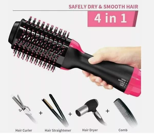 SPAZZOLA per asciugare i CAPELLI-PHON multiuso 4-1 per CAPELLI ricci mossi lisci - Foto 1 di 11