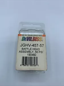 Devilbiss JGHV-457-57 baffle head assembly, 50 PSI - Bild 1 von 4