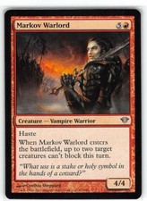 Markov Warlord *Uncommon* Magic MtG x1 Dark Ascension SP