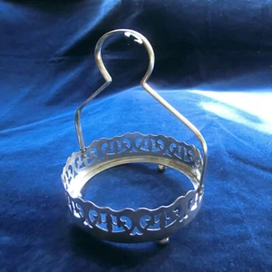 VINTAGE PICKLE CASTOR STAND FRAME NO GLASS JAR EPNS SILVER PLATED - Picture 1 of 12