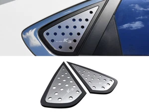 Window C Pillar Premium Metal Sports Plate (Fits: KIA 2019+ Forte Sedan K3) - Picture 1 of 5