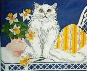 #2015 KIT DE AGUJA MARIA HART DIMENSIONS ""GATO PERSA"" DE COLECCIÓN - ¡NUEVO EN PAQUETE! - Imagen 1 de 3