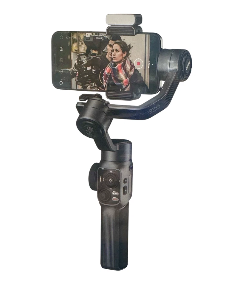 Zhiyun Smooth 5 Combo 3-Axis Gimbal stabilizer for Smartphone iPhone 15 Android