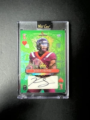 Kyron Drones 1/3 Auto 5 Card Draw Wild Card - Image 1 of 2