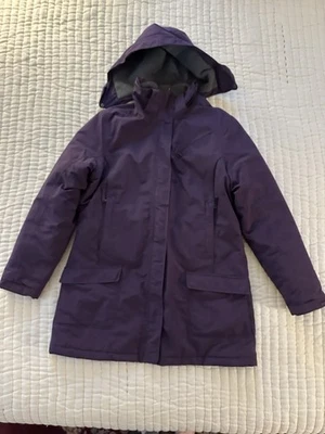 Lands' End Squall Parka Womens Medium Plum Detachable Hood - Image 1 of 4