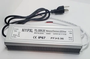 LED Driver 300 Watts(150W X2) 24V DC Transformer， Waterproof IP67 Power Supply, - Picture 1 of 2