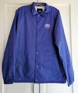 Royalblaue Vans Windbreaker Skaterjacke Gr. M Off The Wall - Bild 1 von 6