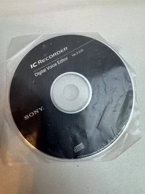 Sony IC Recorder Digital Voice Editor 3.3.01 Software - Image 1 of 2