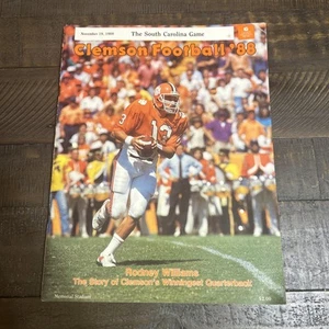PROGRAMMA CALCIO CLEMSON TIGERS VS Carolina del Sud - 19 novembre 1988 - Foto 1 di 19