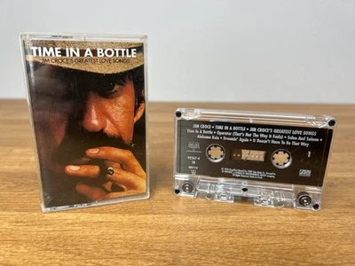 Buy 2 Get 1 Free - Jim Croce Time in a Bottle: Greatest Love Songs Cassette Tape - Image 1 of 2