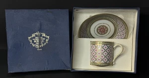 Aux Treillis de Roses Tasse & Untertasse - 1737 Ancienne Manufaktur Royal Limoges Neu - Bild 1 von 7