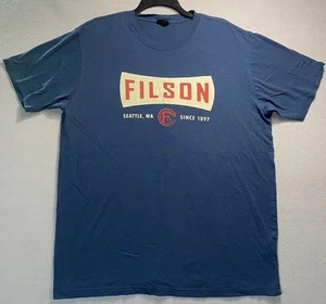 Filson T-Shirt Extra Large XL Blau Seattle Washington - Bild 1 von 9