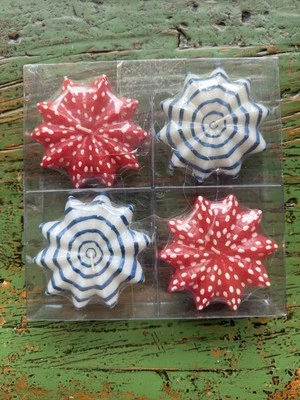 Crate & Barrel 4th of July Floating Pinwheel Candles - Image 1 of 3