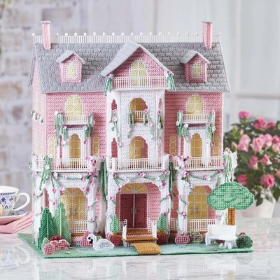 Herrschners® Rosehaven Estate Plastic Canvas Kit - Image 1 of 4