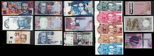 Lot 17 different Test Note De La Rue, G&D, BDR, Orell Füssli, ECB great Lot ! - Picture 1 of 11