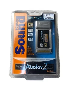 Creative PCMCIA Sound Blaster Audigy 2 ZS Notebook Karta audio Nowa w opakowaniu - Zdjęcie 1 z 2