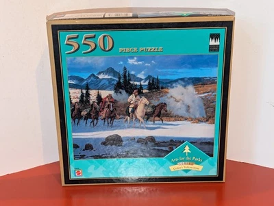 Rompecabezas COLTER'S YELLOWSTONE 550 piezas Mattel Arts for the Parks Series completo Foto 1 de 4
