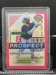 Adrian Santana 2024 Prospect Edition Pink Velocity #35/79 - Rays - Picture 1 of 2