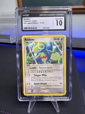 2006 POKEMON EX LEGEND MAKER #37/92 KECLEON CGC 10 - Image 1 of 2