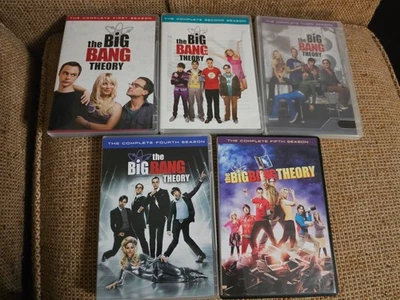 The Big Bang Theory Complete Seasons 1-5 Set Series Collection DVD 1 2 3 4 5 - Image 1 of 4