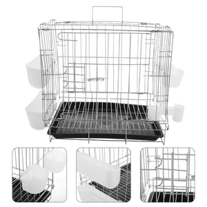 Pigeon Cage Breeding Box Birds Nests Canary Carrier Feeding Station - Picture 1 of 12