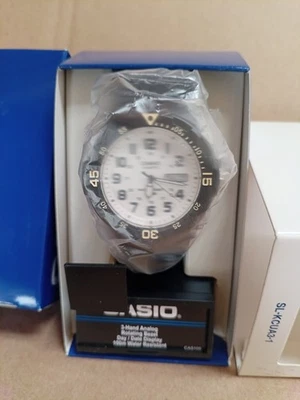 Casio MRW200H-7bvcf Brand New In Box! Black White - Image 1 of 4