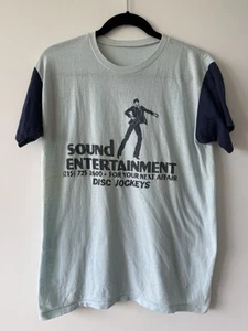 Camiseta retro vintage años 70 Sound Entertainment Djs Disc Jockeys música disco - M/L - Imagen 1 de 4
