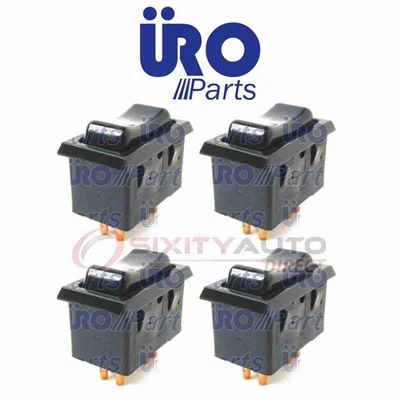 4 pc URO Front Door Window Switch for 1982-1987 Jaguar Vanden Plas - qj - Image 1 of 4