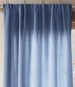 1pc Threshold 54 x 63 Light Filtering BLUE Farrah Window Curtain Panel BRAND NEW - Picture 1 of 4