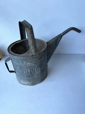 DOVER Vintage LG Galvanized Watering Can DOUBLE HANDLE 16X16 - Image 1 of 4