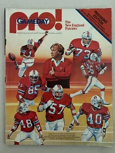 1981 programa de fútbol americano de la NFL WASHINGTON REDSKINS VS PATRIOTAS DE NUEVA INGLANDIA ¡raro antiguo! - Imagen 1 de 1