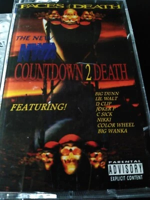 Faces Of Death Countdown To Death Cassette Tape Midwest Records - Image 1 of 4