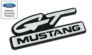 1994-1995 Ford Mustang "GT Mustang" 4.25" Chrome Fender Sides Trunk Rear  Emblem - Picture 1 of 3