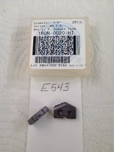 2 NEUE 5/8 ZOLL VERBÜNDETE SPATEN BOHRER EINSATZ 180N-0020-HI. AMEC #0 T-A TiCN {E543} - Bild 1 von 2
